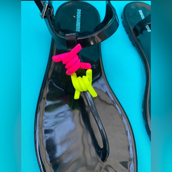DSQUARED RUBBER SANDALS - Picture 2 of 3